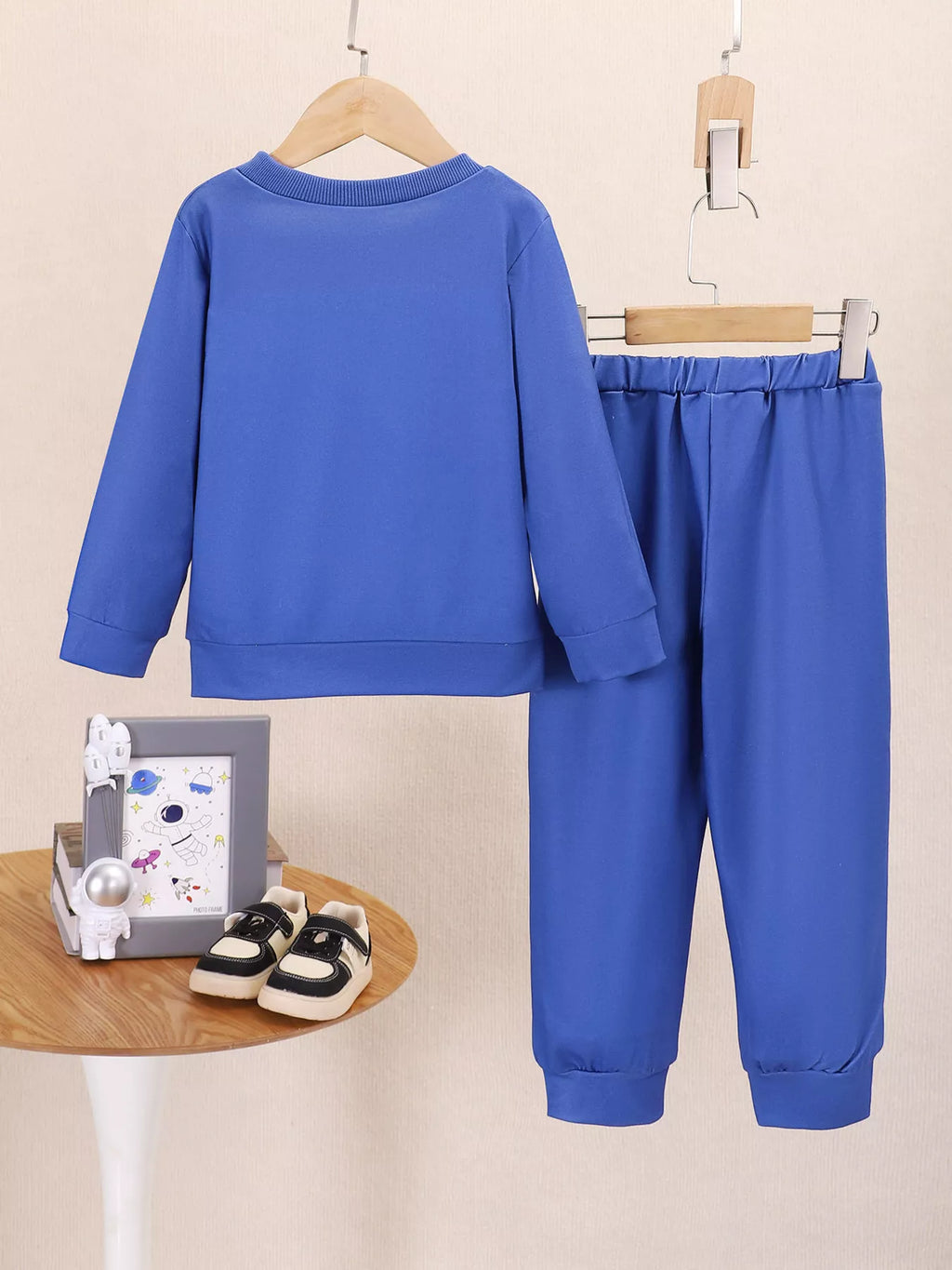 Children's Graphic Long Sleeve Top and Pants Set by Trendsi