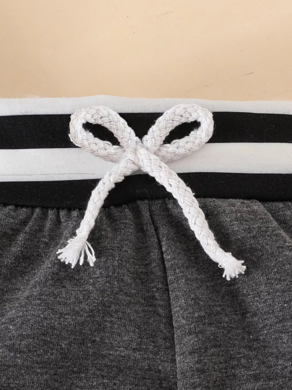 Children's Letter Bodysuit & Pants & Hat Set by Trendsi