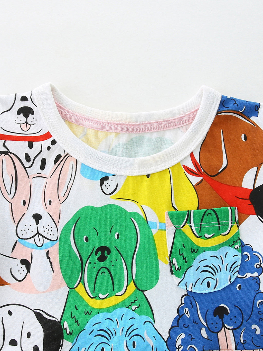 Children's Cartoon Dog Print Casual Dress by Trendsi