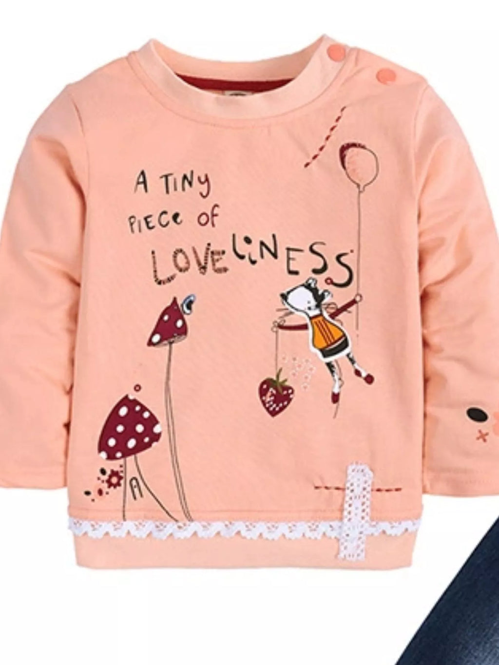 Children's Round Neck Top and Jeans Set by Trendsi
