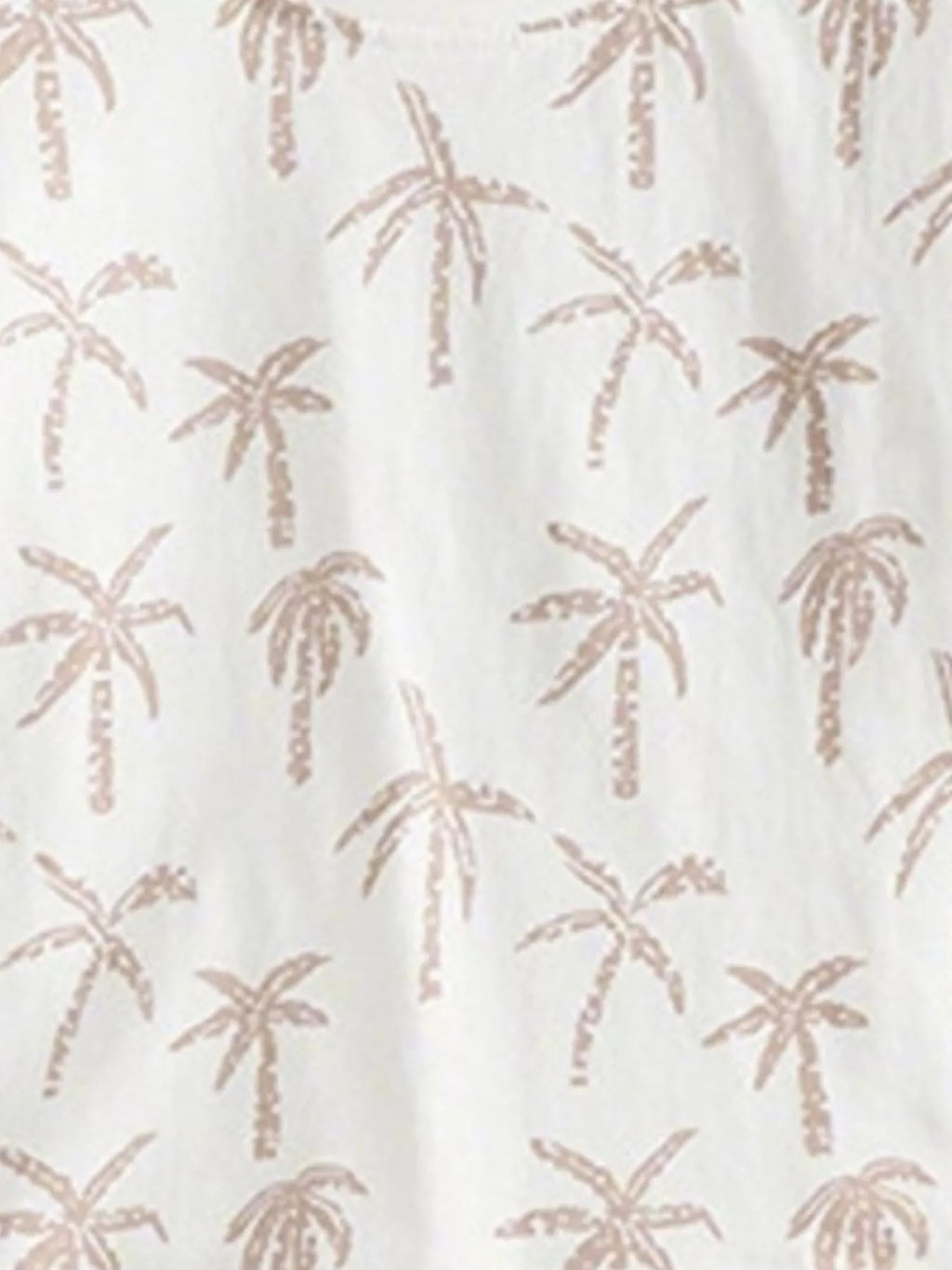 Children's Tropical Palm Print Outfit Set by Trendsi