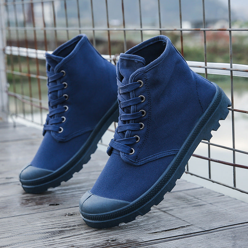 Martin Boots Outdoor Mountaineering Leisure Sports Men's Canvas Shoes by DC-THE CEO