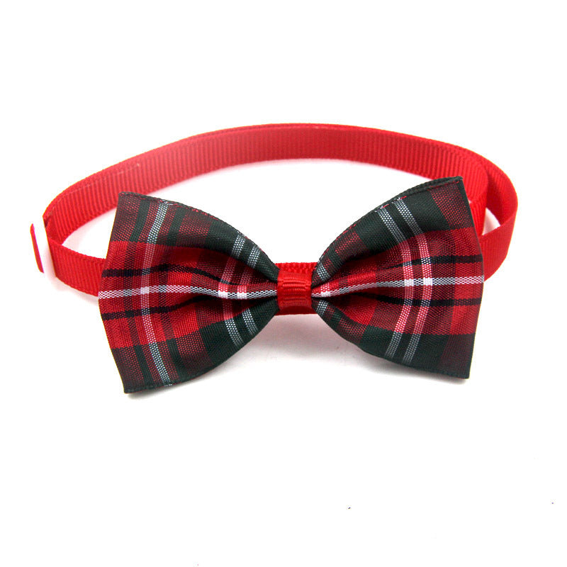 Plaid Pet Tie Cat Dog Scarf Accessories Pet Accessories by DC-THE CEO