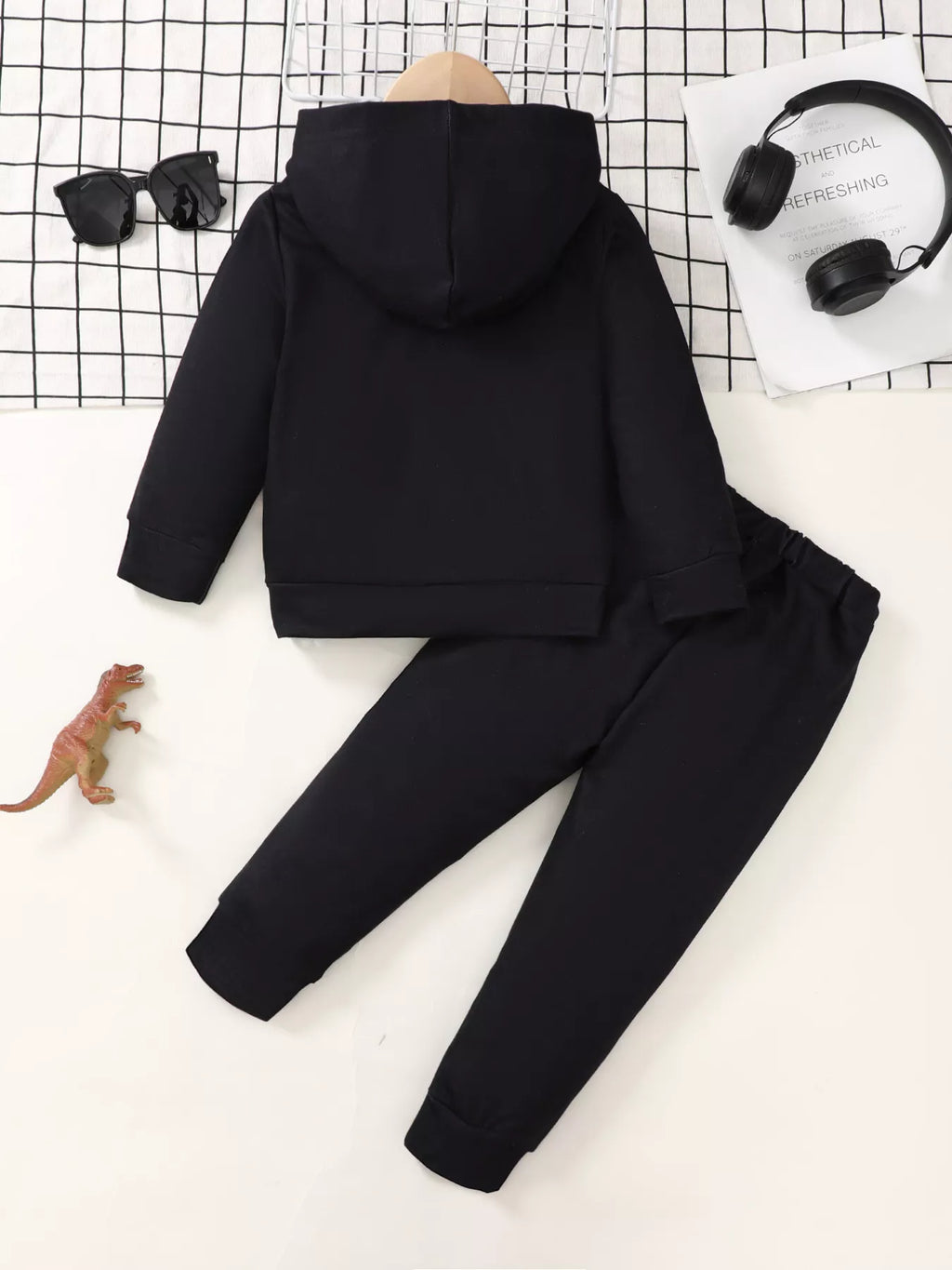 Children's Dinosaur Hoodie & Pants Set by Trendsi