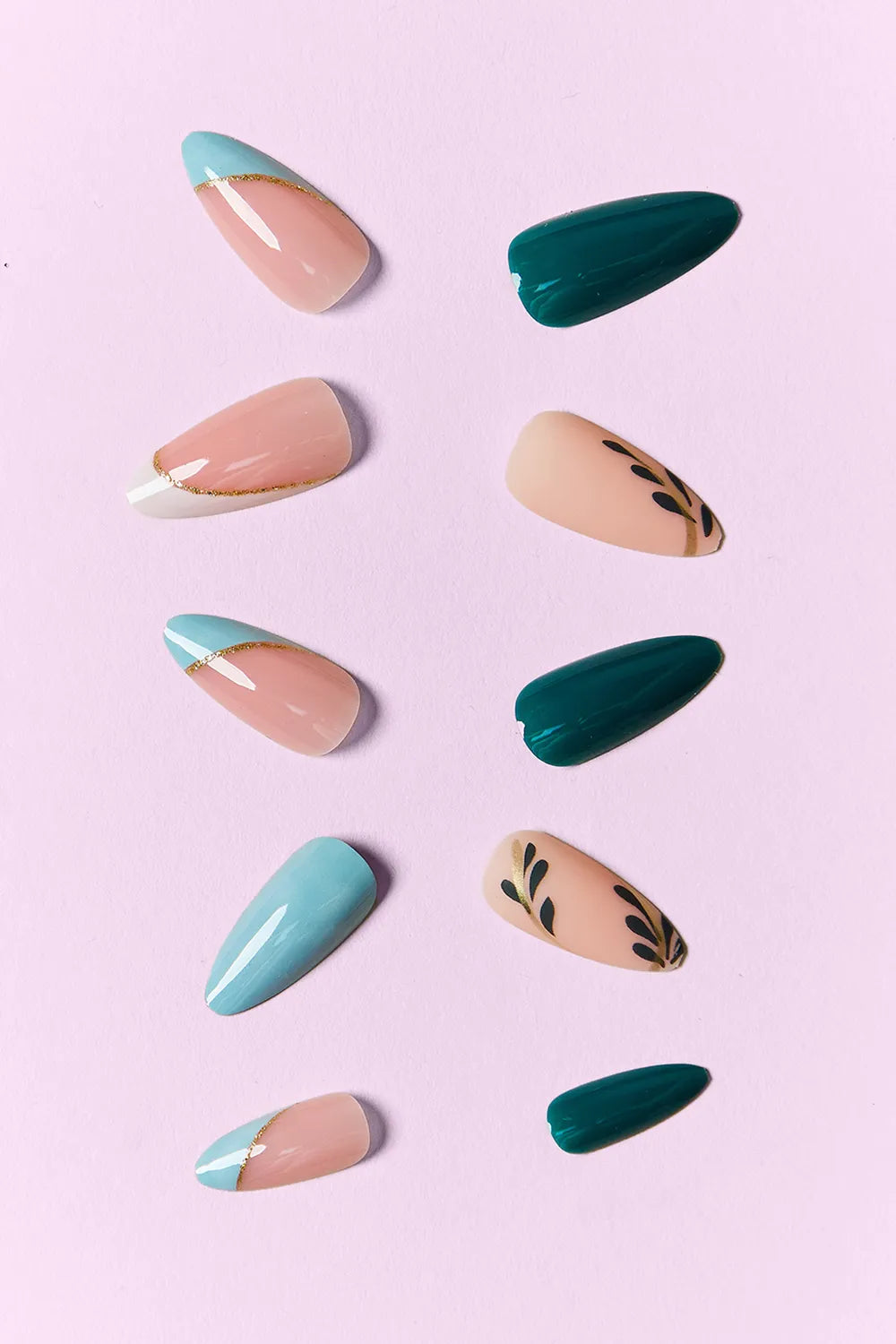 SO PINK BEAUTY Press On Nails 2 Packs by Trendsi