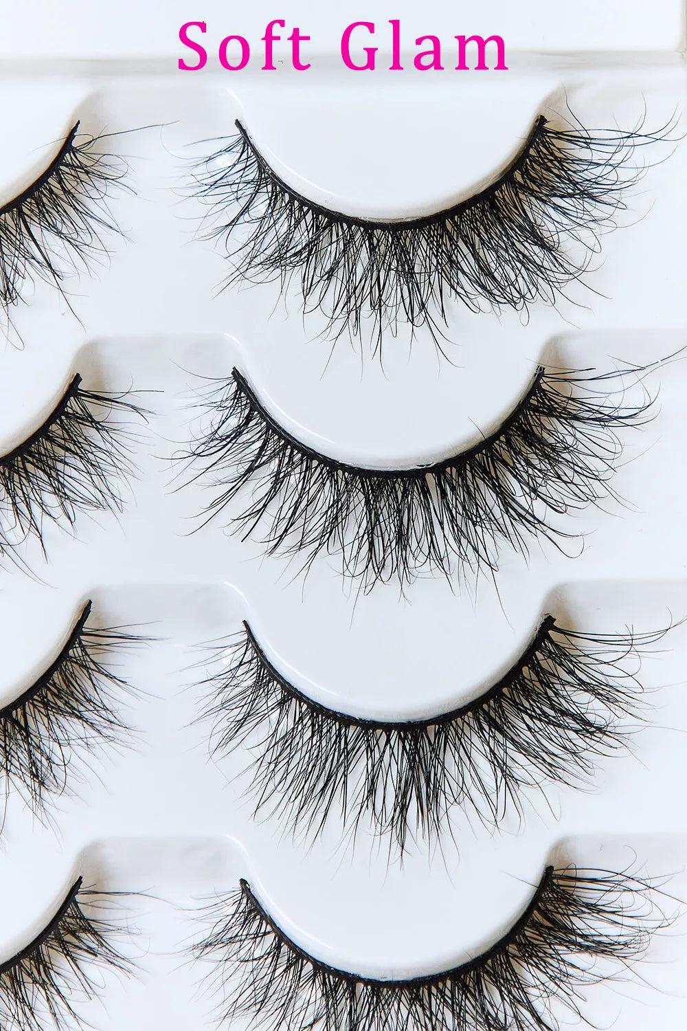 SO PINK BEAUTY Mink Eyelashes 5 Pairs by Trendsi